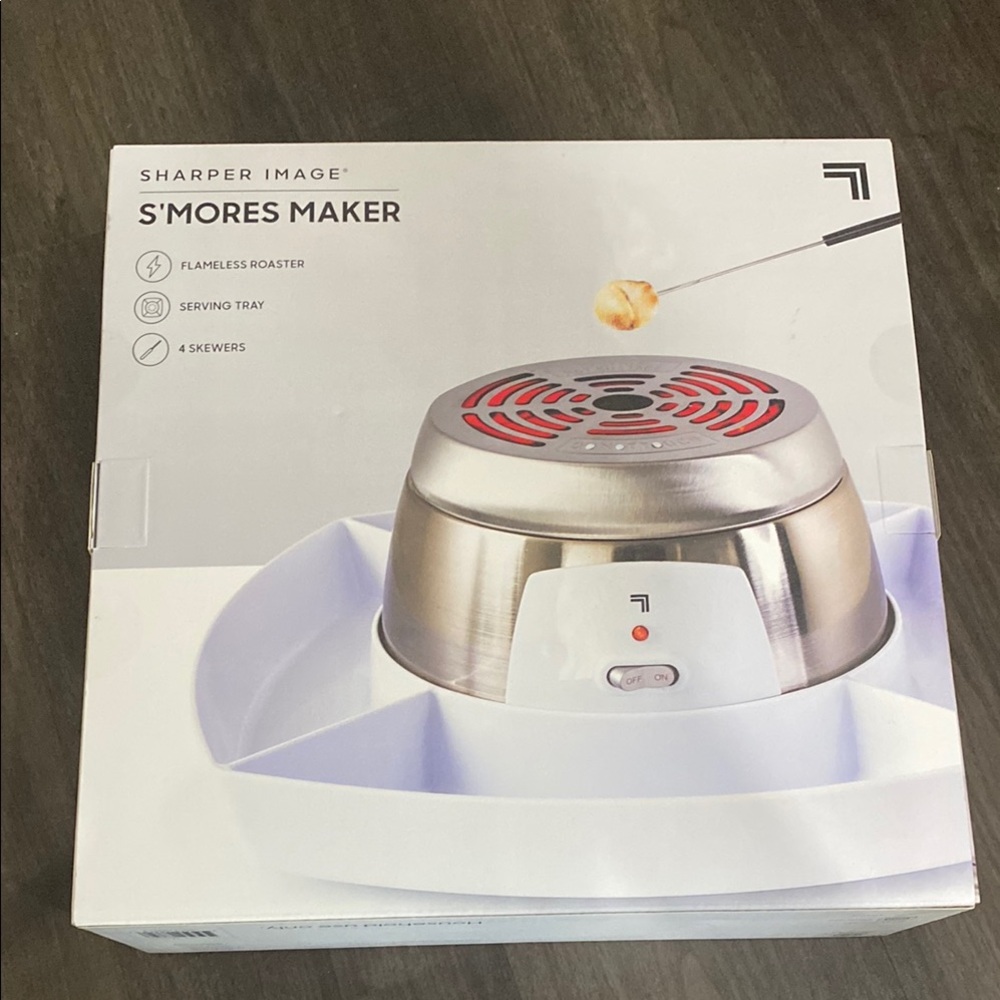 New Sharper Image Stainless Steel S'mores Kit